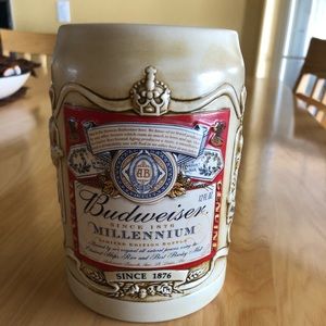 Budweiser Millennium Stein